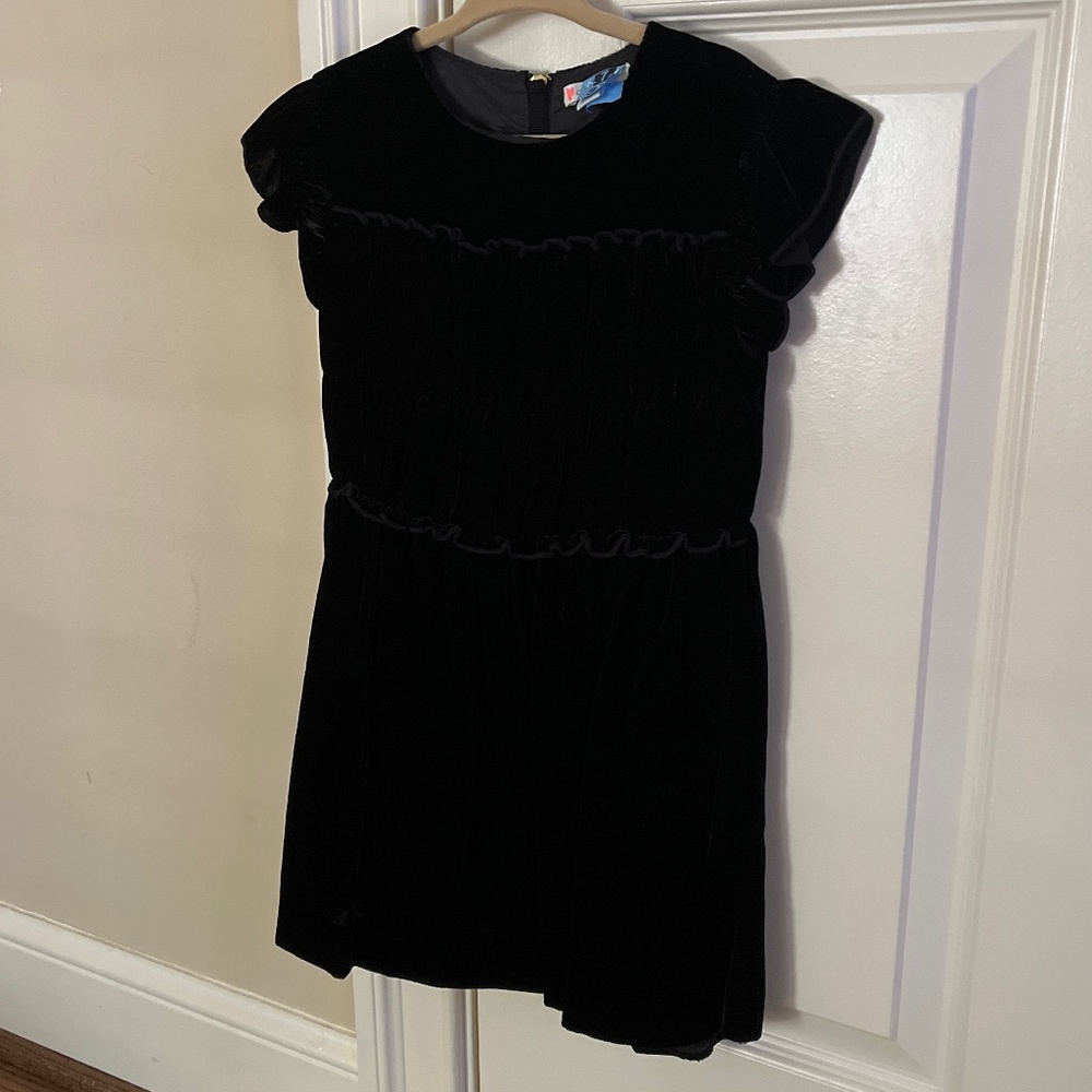 Crewcuts Velvet Smocked Dress